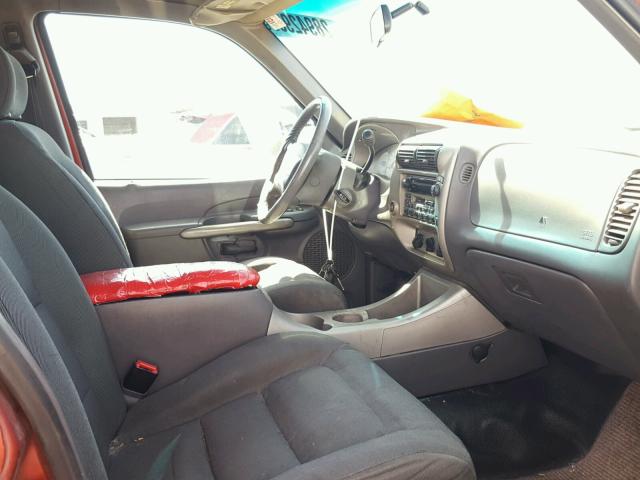 1FMZU67E31UB27881 - 2001 FORD EXPLORER S RED photo 5
