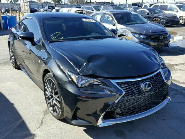 JTHHA5BC4H5006031 - 2017 LEXUS RC 200T BLACK photo 1