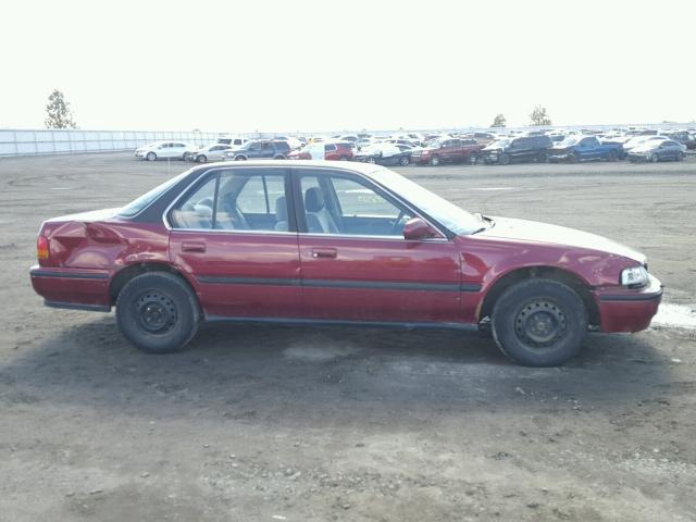 1HGCB7650NA173488 - 1992 HONDA ACCORD LX RED photo 9