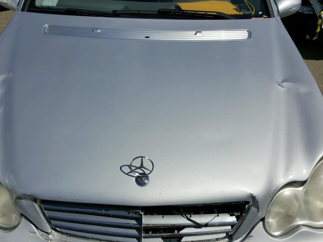 WDBRF54H57A927601 - 2007 MERCEDES-BENZ C 280 SILVER photo 7