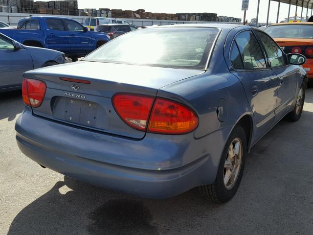 1G3NL52E5XC301844 - 1999 OLDSMOBILE ALERO GL BLUE photo 4