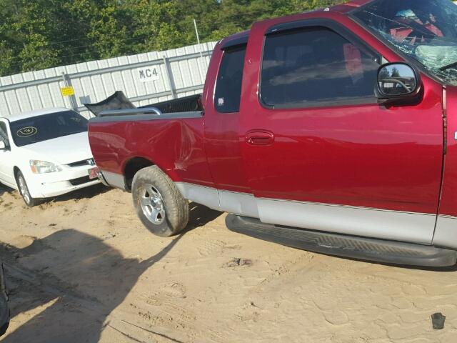 1FTRX17L1YNA72073 - 2000 FORD F150 RED photo 10