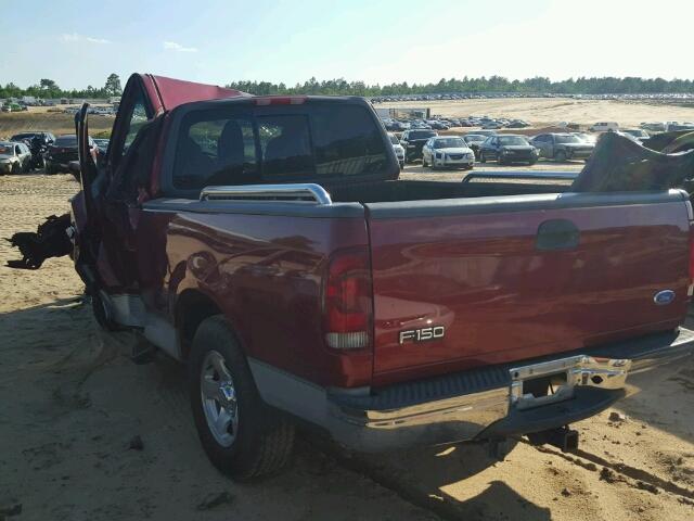 1FTRX17L1YNA72073 - 2000 FORD F150 RED photo 3