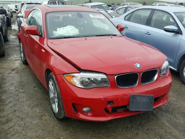 WBAUP9C57CVL91483 - 2012 BMW 128 I RED photo 1