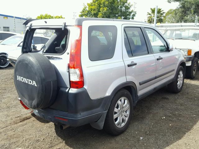 SHSRD78805U308494 - 2005 HONDA CR-V EX SILVER photo 4