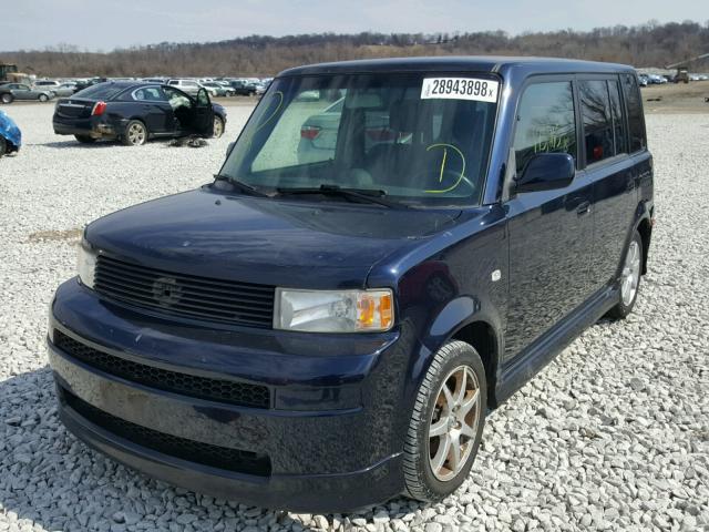 JTLKT334X50179353 - 2005 TOYOTA SCION XB BLUE photo 2