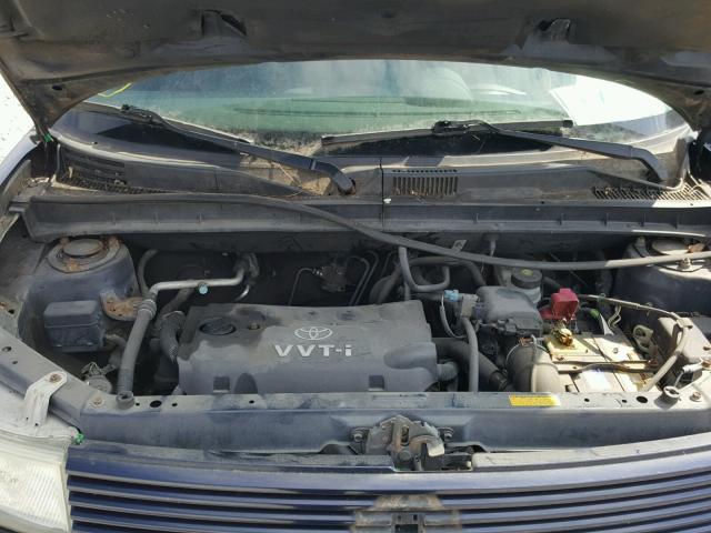 JTLKT334X50179353 - 2005 TOYOTA SCION XB BLUE photo 7