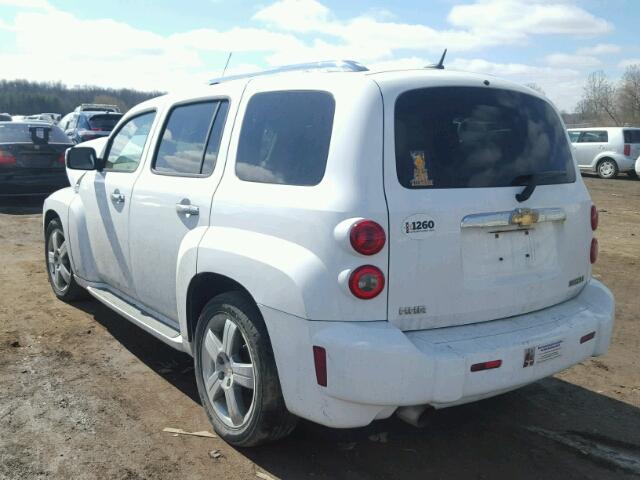 3GNCA53V49S513764 - 2009 CHEVROLET HHR LT WHITE photo 3