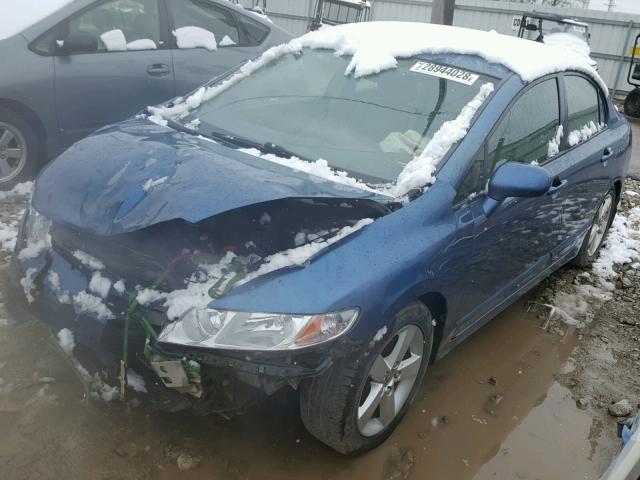 2HGFA16928H502939 - 2008 HONDA CIVIC EXL 蓝色 照片 2