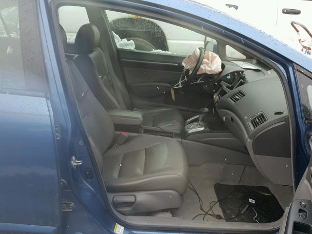 2HGFA16928H502939 - 2008 HONDA CIVIC EXL 蓝色 照片 5