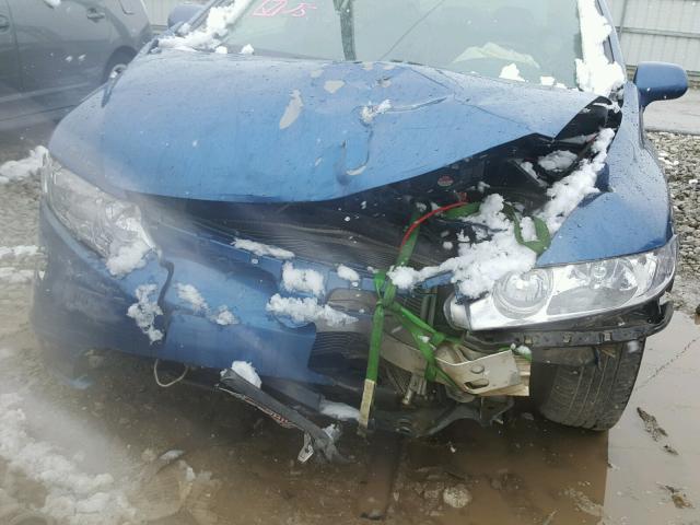 2HGFA16928H502939 - 2008 HONDA CIVIC EXL 蓝色 照片 9