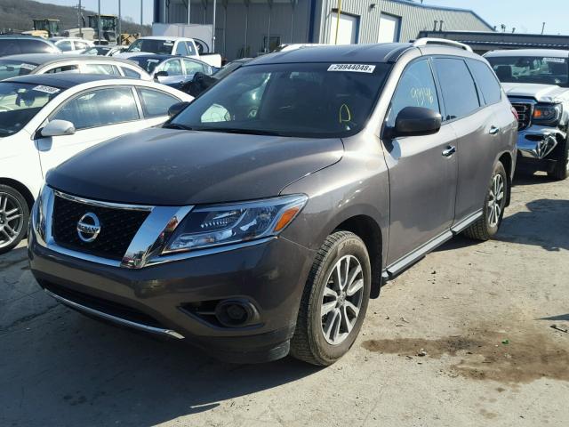 5N1AR2MN1EC647567 - 2014 NISSAN PATHFINDER CHARCOAL photo 2