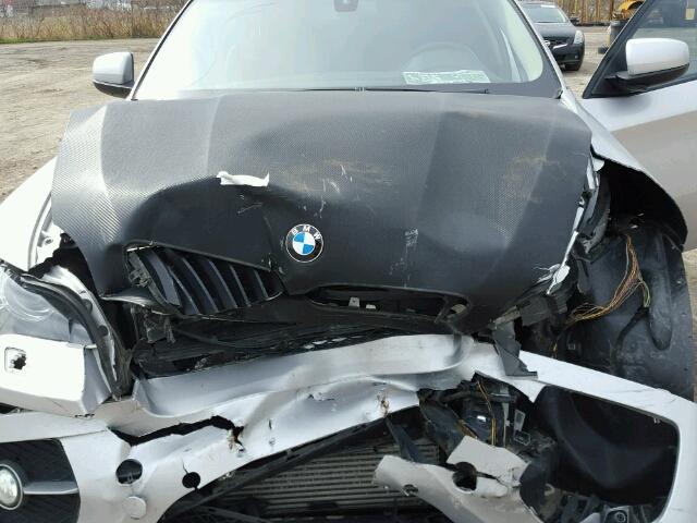 5UXFG2C53BLX05027 - 2011 BMW X6 XDRIVE3 SILVER photo 7