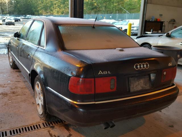 WAUML54D91N004987 - 2001 AUDI A8 L QUATT BLACK photo 3