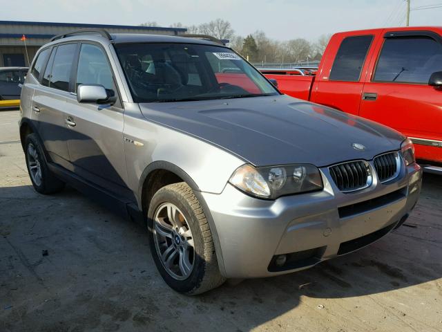 WBXPA93436WG77859 - 2006 BMW X3 3.0I SILVER photo 1