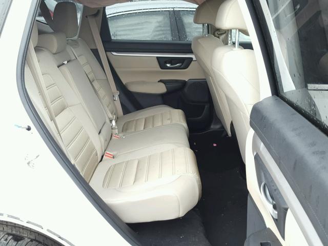 2HKRW6H35HH202290 - 2017 HONDA CR-V LX WHITE photo 6