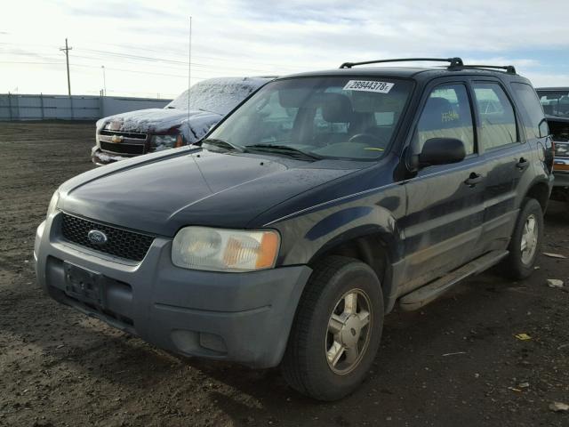 1FMCU92164KA78123 - 2004 FORD ESCAPE XLS BLACK photo 2