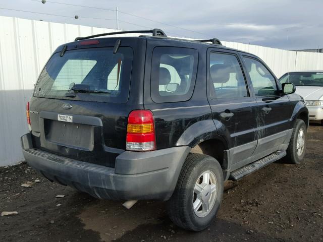 1FMCU92164KA78123 - 2004 FORD ESCAPE XLS BLACK photo 4