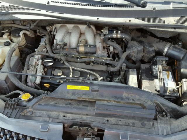 5N1BV28U24N324620 - 2004 NISSAN QUEST S SILVER photo 7