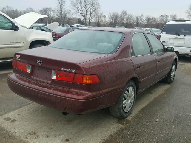 4T1BG22K9YU974283 - 2000 TOYOTA CAMRY CE MAROON photo 4