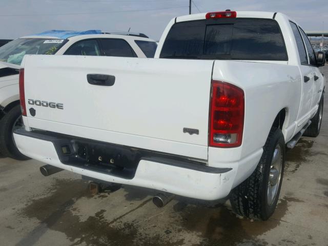 1D7HA18D04S530241 - 2004 DODGE RAM 1500 S WHITE photo 4