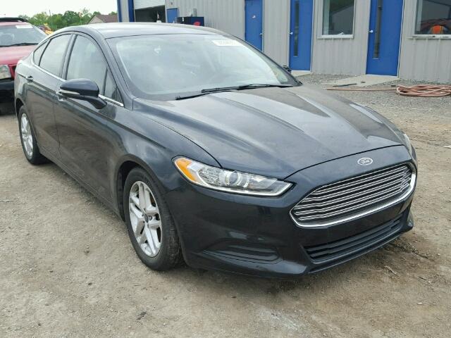 3FA6P0H77ER156699 - 2014 FORD FUSION BLACK photo 1