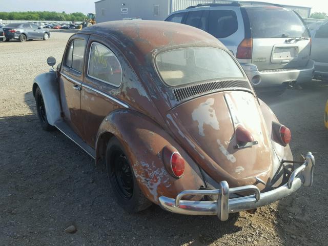 5200299 - 1963 VOLKSWAGEN BEETLE BROWN photo 3