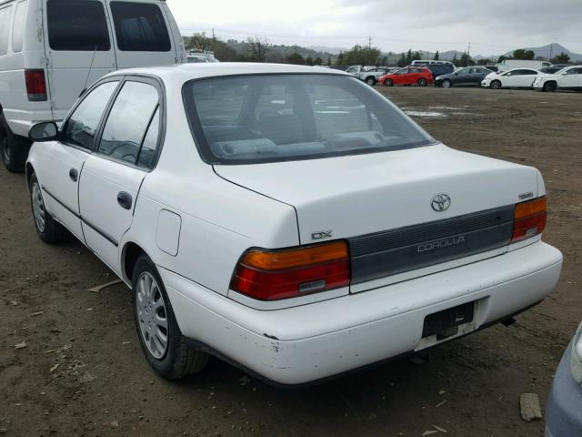 1NXAE09B0SZ284781 - 1995 TOYOTA COROLLA LE WHITE photo 3