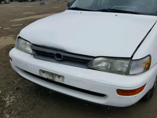 1NXAE09B0SZ284781 - 1995 TOYOTA COROLLA LE WHITE photo 9