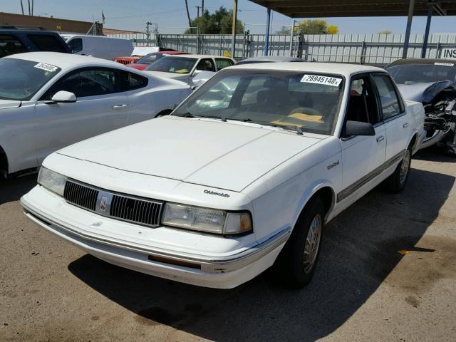 1G3AG54N6P6440279 - 1993 OLDSMOBILE CUTLASS CI WHITE photo 2