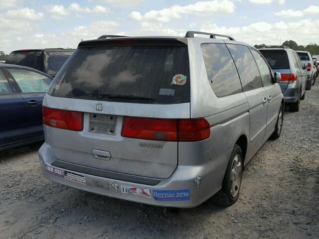 2HKRL18611H544721 - 2001 HONDA ODYSSEY EX SILVER photo 4