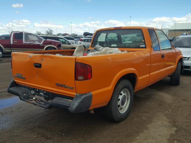 1GTDT19X9V8520365 - 1997 GMC SONOMA ORANGE photo 4