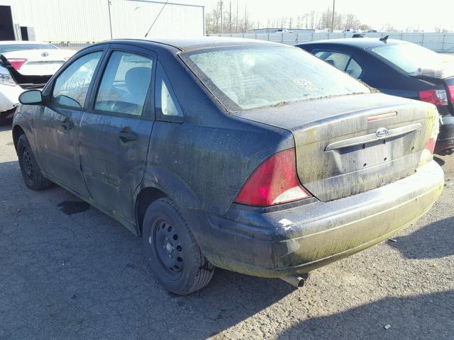 1FAFP33P64W173952 - 2004 FORD FOCUS LX BLUE photo 3