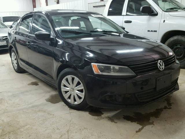 3VW2K7AJ5BM361580 - 2011 VOLKSWAGEN JETTA BASE BLACK photo 1