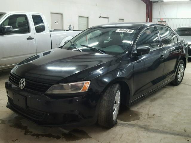 3VW2K7AJ5BM361580 - 2011 VOLKSWAGEN JETTA BASE 黑色 照片 2