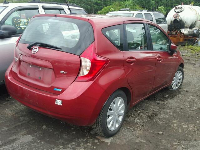 3N1CE2CP4GL354641 - 2016 NISSAN VERSA NOTE RED photo 4