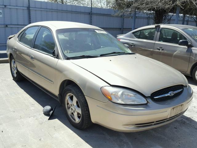 1FAFP52U8YA104735 - 2000 FORD TAURUS LX GOLD photo 1