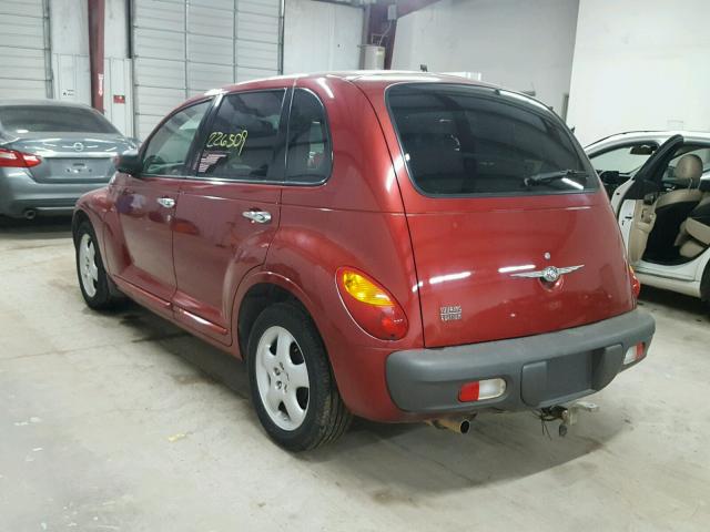 3C4FY58B52T369139 - 2002 CHRYSLER PT CRUISER MAROON photo 3