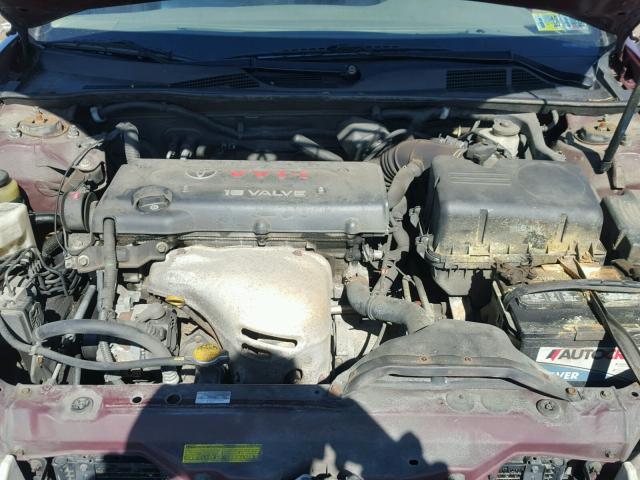 4T1BE30K56U128762 - 2006 TOYOTA CAMRY LE RED photo 7