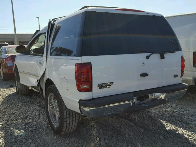 1FMRU15W21LB77529 - 2001 FORD EXPEDITION WHITE photo 3