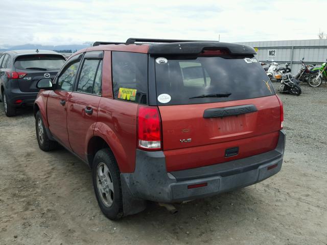 5GZCZ23D42S823579 - 2002 SATURN VUE ORANGE photo 3