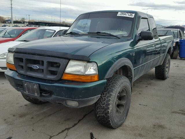 1FTZR15X3YPA02207 - 2000 FORD RANGER SUP GREEN photo 2