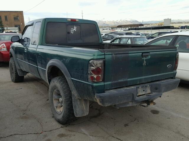 1FTZR15X3YPA02207 - 2000 FORD RANGER SUP GREEN photo 3