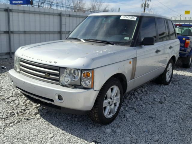 SALME11434A143978 - 2004 LAND ROVER RANGE ROVE SILVER photo 2