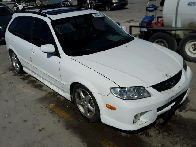 JM1BJ245321474769 - 2002 MAZDA PROTEGE PR WHITE photo 1