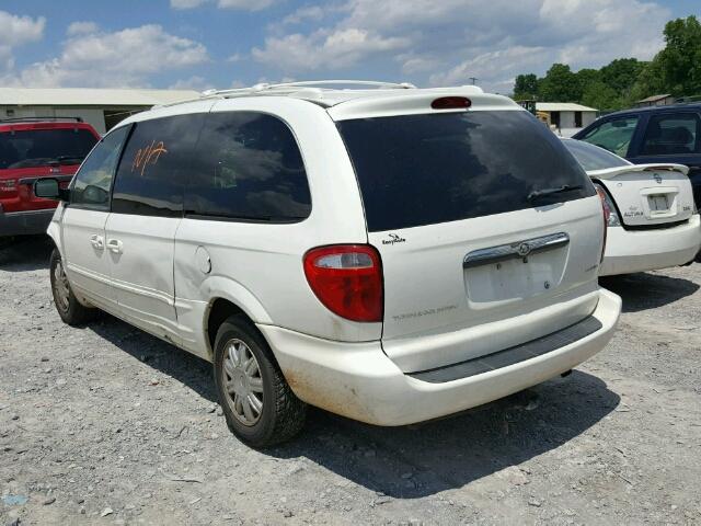 2C8GP64L33R304787 - 2003 CHRYSLER TOWN & COU WHITE photo 3