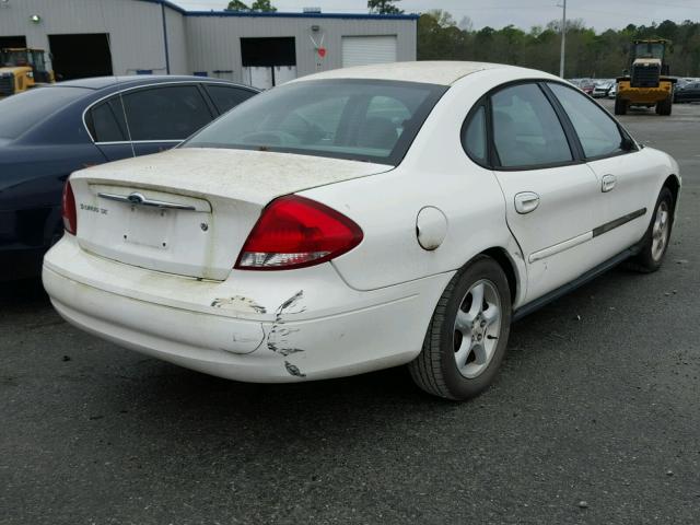 1FAFP55U0YA228137 - 2000 FORD TAURUS SES WHITE photo 4