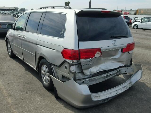 5FNRL38458B018031 - 2008 HONDA ODYSSEY GRAY photo 3