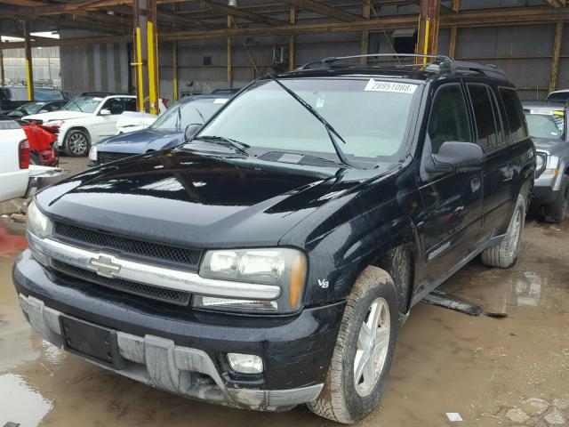 1GNET16P336200189 - 2003 CHEVROLET TRAILBLAZE BLACK photo 2