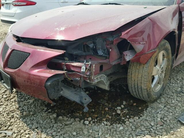 2G2WP552081180226 - 2008 PONTIAC GRAND PRIX MAROON photo 9